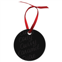 Curly Curvy Caramel Cutie Afro Melanin Goddess Girl Gifts _002 Ornament | Artistshot