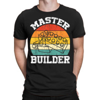 Master Builder Kids Building Blocks Brick Toy Master Builder 1 T-shirt | Artistshot