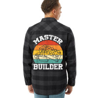 Master Builder Kids Building Blocks Brick Toy Master Builder 1 Flannel Shirt | Artistshot