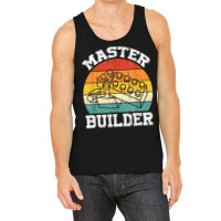 Master Builder Kids Building Blocks Brick Toy Master Builder 1 Tank Top | Artistshot