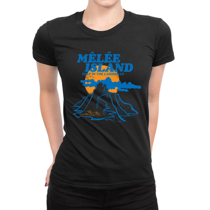 Mêlée Island (dark Variant) Ladies Fitted T-Shirt by KevinO'Connor | Artistshot