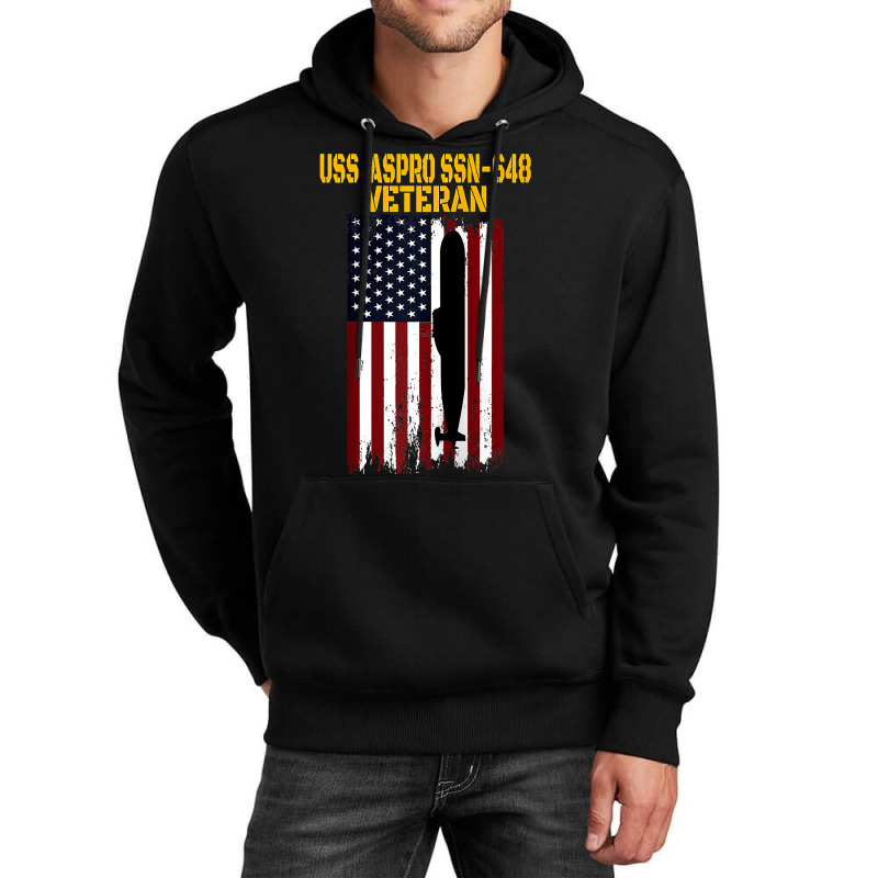 Uss Aspro Ssn 648 Submarine Veterans Day Father's Day Raglan Baseball Unisex Hoodie | Artistshot