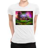 Fantasy Fairyland Ladies Fitted T-shirt | Artistshot