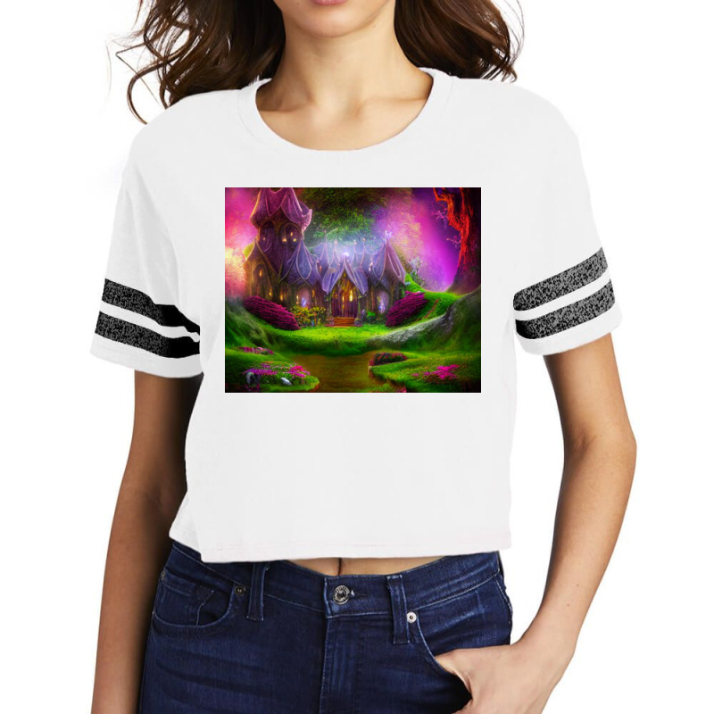 Fantasy Fairyland Scorecard Crop Tee by ShotHiroToTheMoon | Artistshot