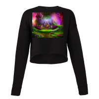 Fantasy Fairyland Cropped Sweater | Artistshot