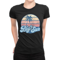 Big Sur California Ca Vintage 70s Retro Surfer Ladies Fitted T-shirt | Artistshot