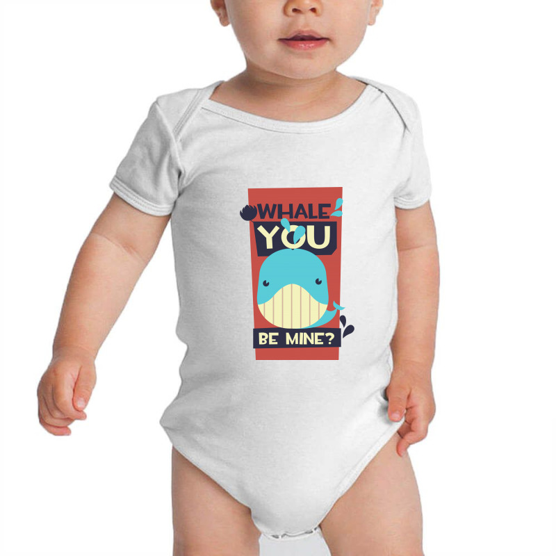 Valentines Day   Whale You Be Mine Baby Bodysuit by Perfect Designers | Artistshot