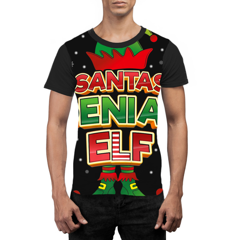 Denial Elf Christmas Graphic T-shirt by kakashop | Artistshot