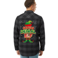 Denial Elf Christmas Flannel Shirt | Artistshot