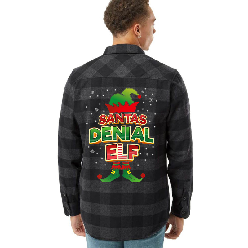 Denial Elf Christmas Flannel Shirt by kakashop | Artistshot