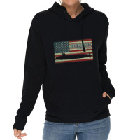 Uss Permit Ssn 594 Nuclear Submarine Vintage American Flag Gift Lightweight Hoodie | Artistshot