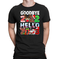 Goodbye 2022 Hello 2023 Cute Christmas Tee T-shirt | Artistshot