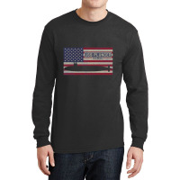 Uss Plunger Ssn 595 Nuclear Submarine Vintage American Flag Gift Long Sleeve Shirts | Artistshot