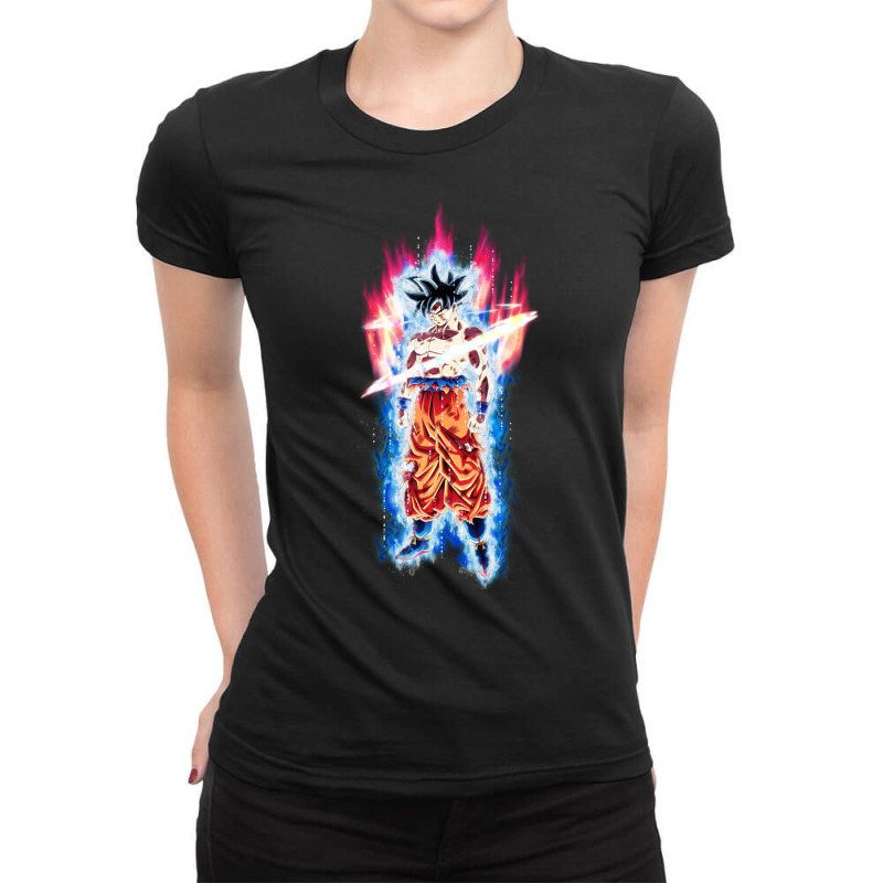 Ultra Instinct Ladies Fitted T-Shirt by Hokaido | Artistshot