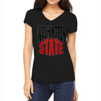 Washington State Tank Top Women's V-neck T-shirt | Artistshot