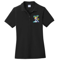 Good Vibes Never Die, Modern Colorful Unique Design Ladies Polo Shirt | Artistshot