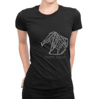 Terry Peak Resort 3d Ladies Fitted T-shirt | Artistshot