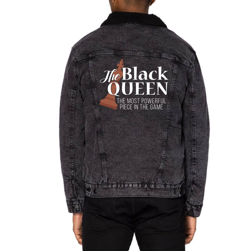 Black Queen Unisex Sherpa-lined Denim Jacket | Artistshot