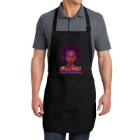 Womens Afro African American Black Woman Lupus Warrior Full-length Apron | Artistshot