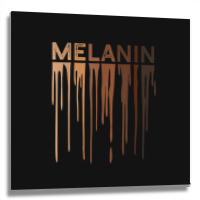 Drippin Melanin  For Women Pride - Black History Gift _002 Metal Print Square | Artistshot