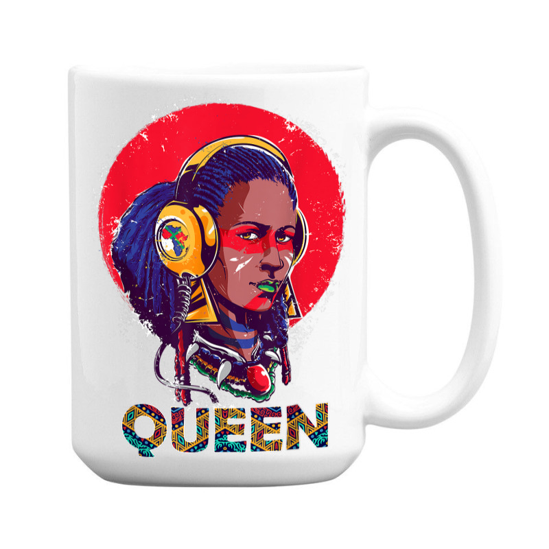 Beautiful African  Warrior Women Girls 15 Oz Coffee Mug | Artistshot