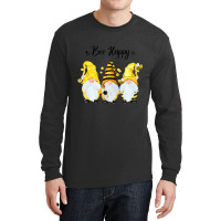 Bee Happy Bee Gnome Spring Long Sleeve Shirts | Artistshot