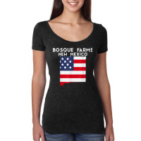 Bosque Farms Usa State America Travel New Mexican New Mexico T Shirt Women's Triblend Scoop T-shirt | Artistshot