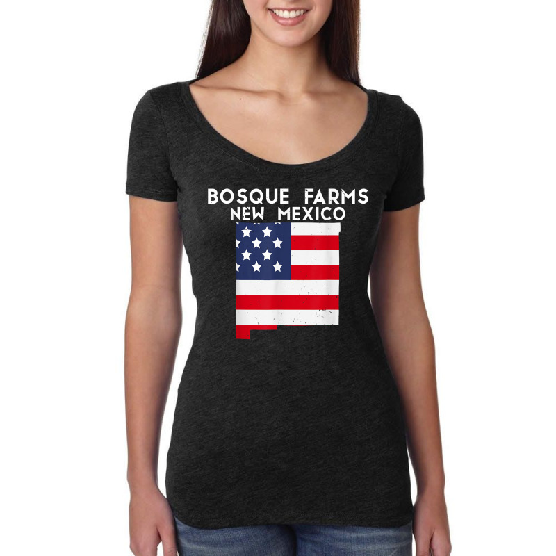 Bosque Farms Usa State America Travel New Mexican New Mexico T Shirt Women's Triblend Scoop T-shirt by maryannmjra8 | Artistshot