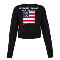 Bosque Farms Usa State America Travel New Mexican New Mexico T Shirt Cropped Sweater | Artistshot