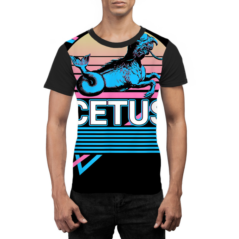 Cetus Sea Monster Mythical Creature Greek Mythology Retro T Shirt Graphic T-shirt by j83tytler | Artistshot