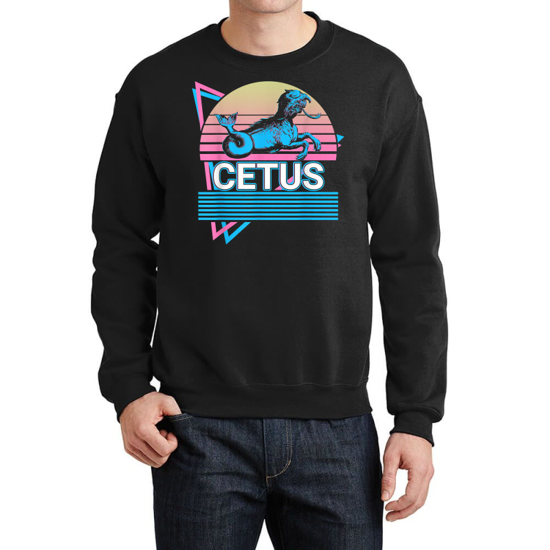 Cetus Sea Monster Mythical Creature Greek Mythology Retro T Shirt Crewneck Sweatshirt by j83tytler | Artistshot