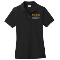 Baritone   Euphonium Marching Bandmaster Music Enthusiast T Shirt Ladies Polo Shirt | Artistshot