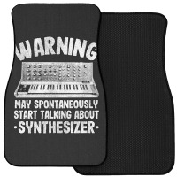 Funny Warning May Talk About Synthesizer Analog Front Car Mat | Artistshot