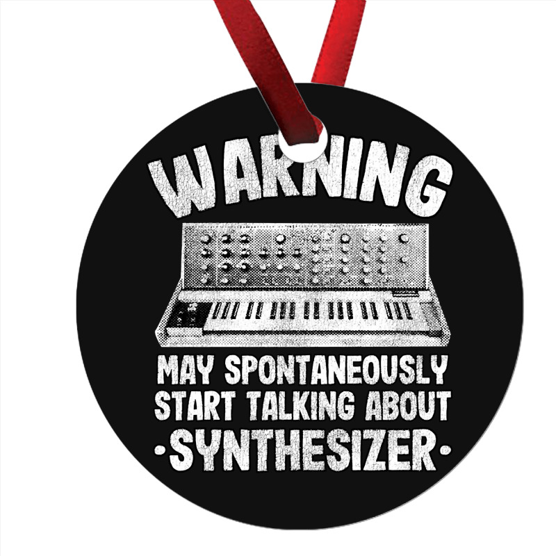 Funny Warning May Talk About Synthesizer Analog Ornament | Artistshot