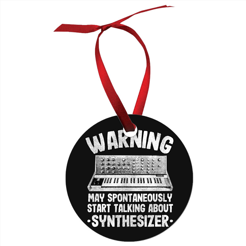 Funny Warning May Talk About Synthesizer Analog Ornament | Artistshot