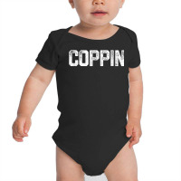 Coppin Vintage Grunge University Font T Shirt Baby Bodysuit | Artistshot