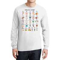 Coping Skills Alphabet Mental Health Awareness Counselor T Shirt Long Sleeve Shirts | Artistshot