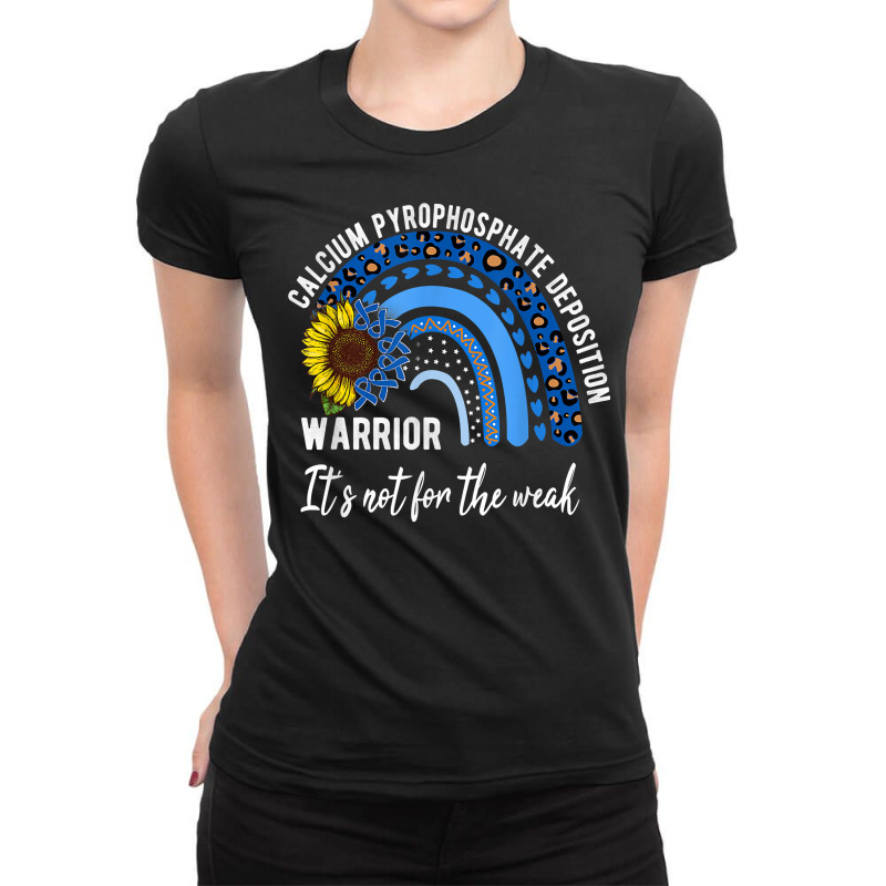 Calcium Pyrophosphate Deposition Sunflower Rainbow Apparel T Shirt Ladies Fitted T-Shirt by marge3nstbo | Artistshot