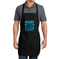 Nurse A Little Just Above Queen T Shirt Full-length Apron | Artistshot