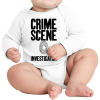 Crime Scene Investigator Private Detective Expert Graphic T Shirt Long Sleeve Baby Bodysuit | Artistshot