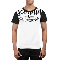 Escondido California State Map Escondido Ca Us City T Shirt Graphic T-shirt | Artistshot