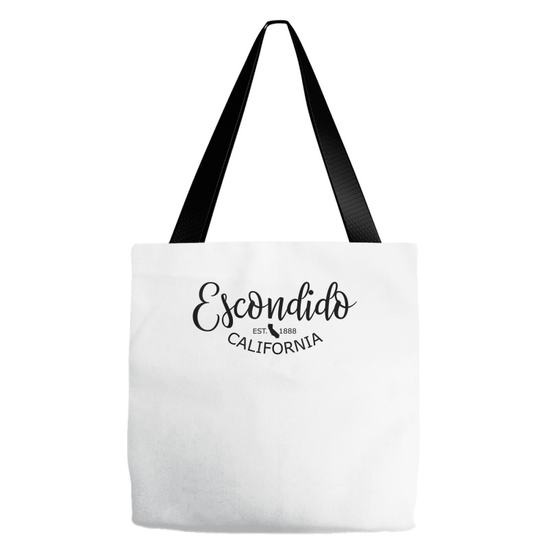 Escondido California State Map Escondido Ca Us City T Shirt Tote Bags | Artistshot