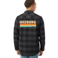 Leesburg Va Virginia City Home Roots Retro 70s 80s Flannel Shirt | Artistshot