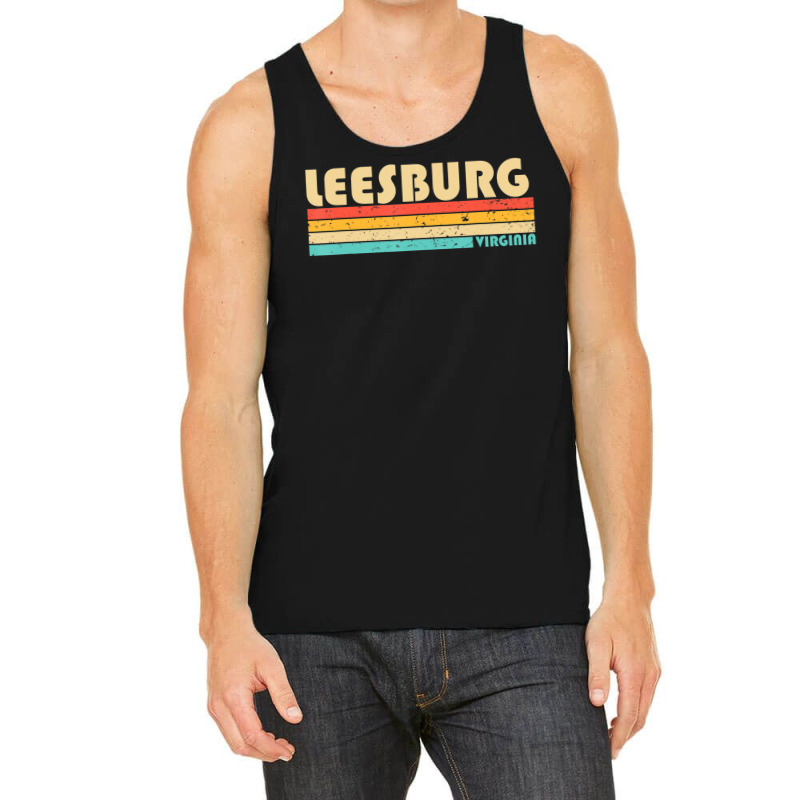 Leesburg Va Virginia City Home Roots Retro 70s 80s Tank Top by hongquangd | Artistshot