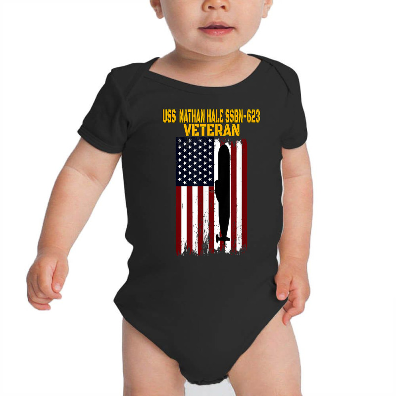 Uss Hale Ssbn 623 Submarine Veterans Day Father's Day T Shir Baby Bodysuit | Artistshot