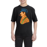 Man With Tobacco Pipe Youth Tee | Artistshot