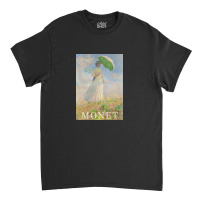 Green Umbrella Girl Classic T-shirt | Artistshot