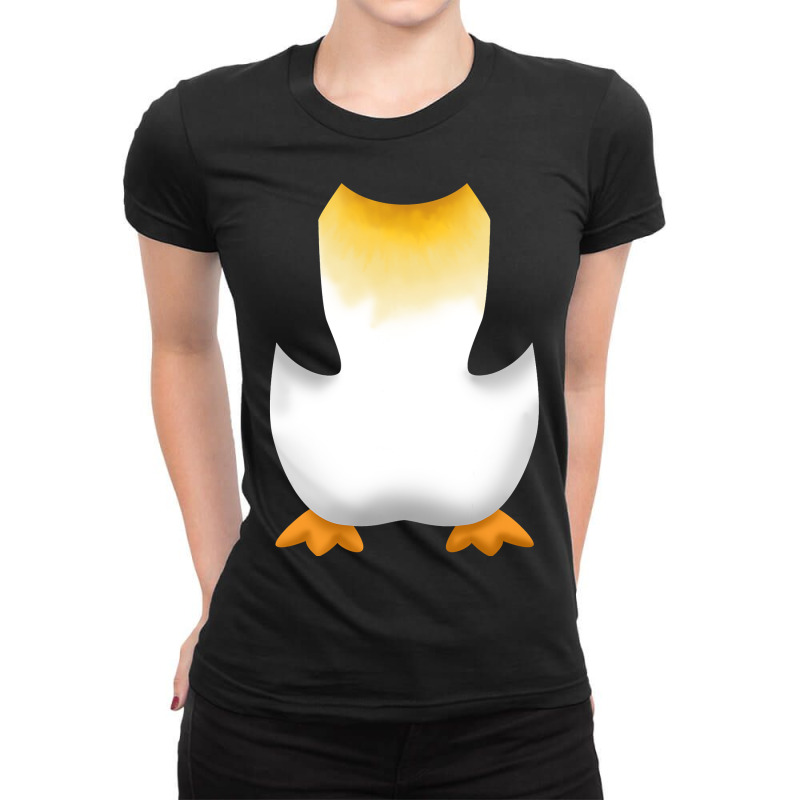 Penguin Halloween Costume For Kids Or Adult Ladies Fitted T-Shirt by AlejandroArtist | Artistshot