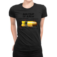 Anatomy Of A Pew Parts Of A Bullet Pro Gun Rights Ladies Fitted T-shirt | Artistshot