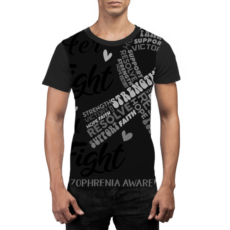 Schizophrenia Awareness Her Fight Is My Fight Graphic T-shirt | Artistshot